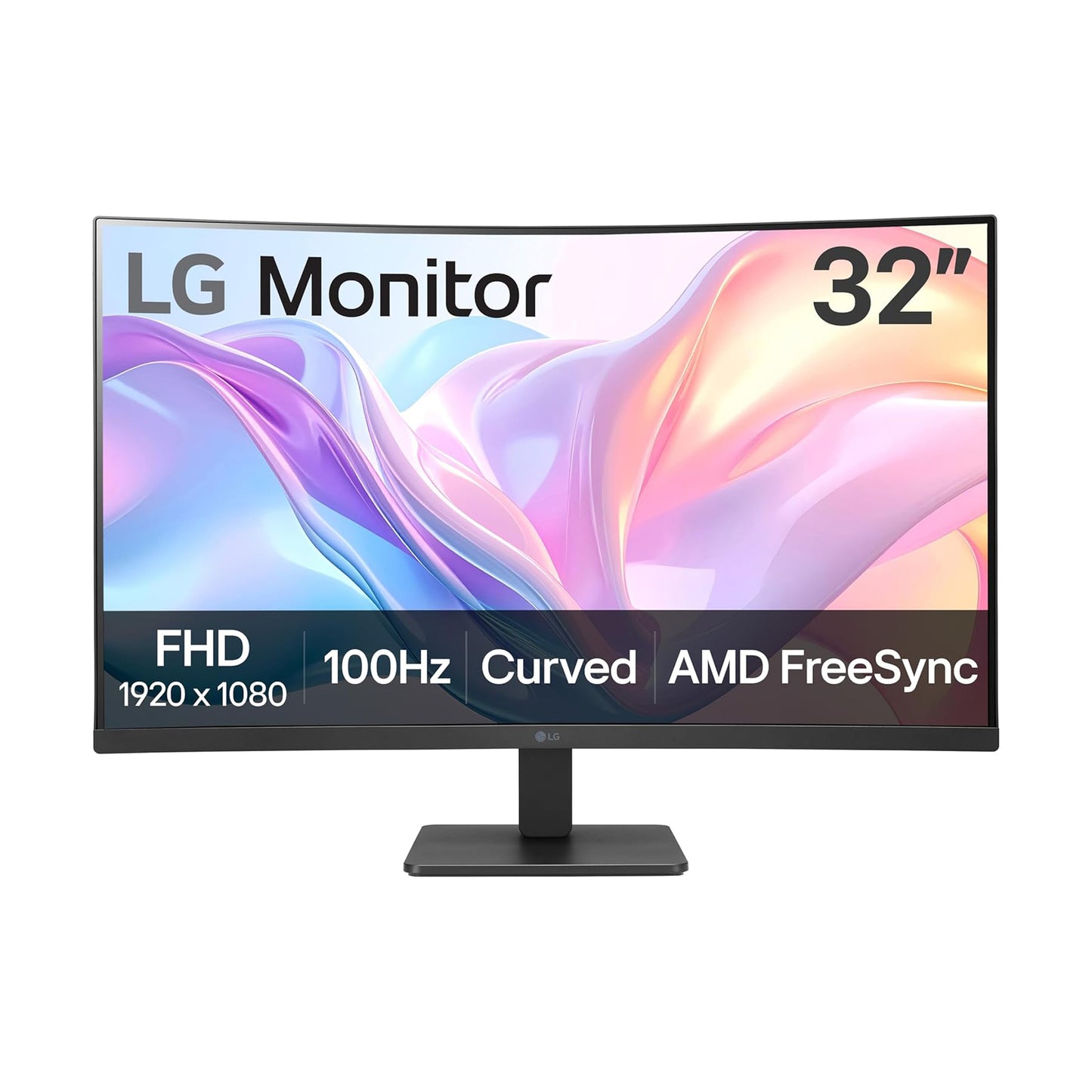 LG 32 inch Curved Gaming Monitor FHD - 100Hz, 32MR50C