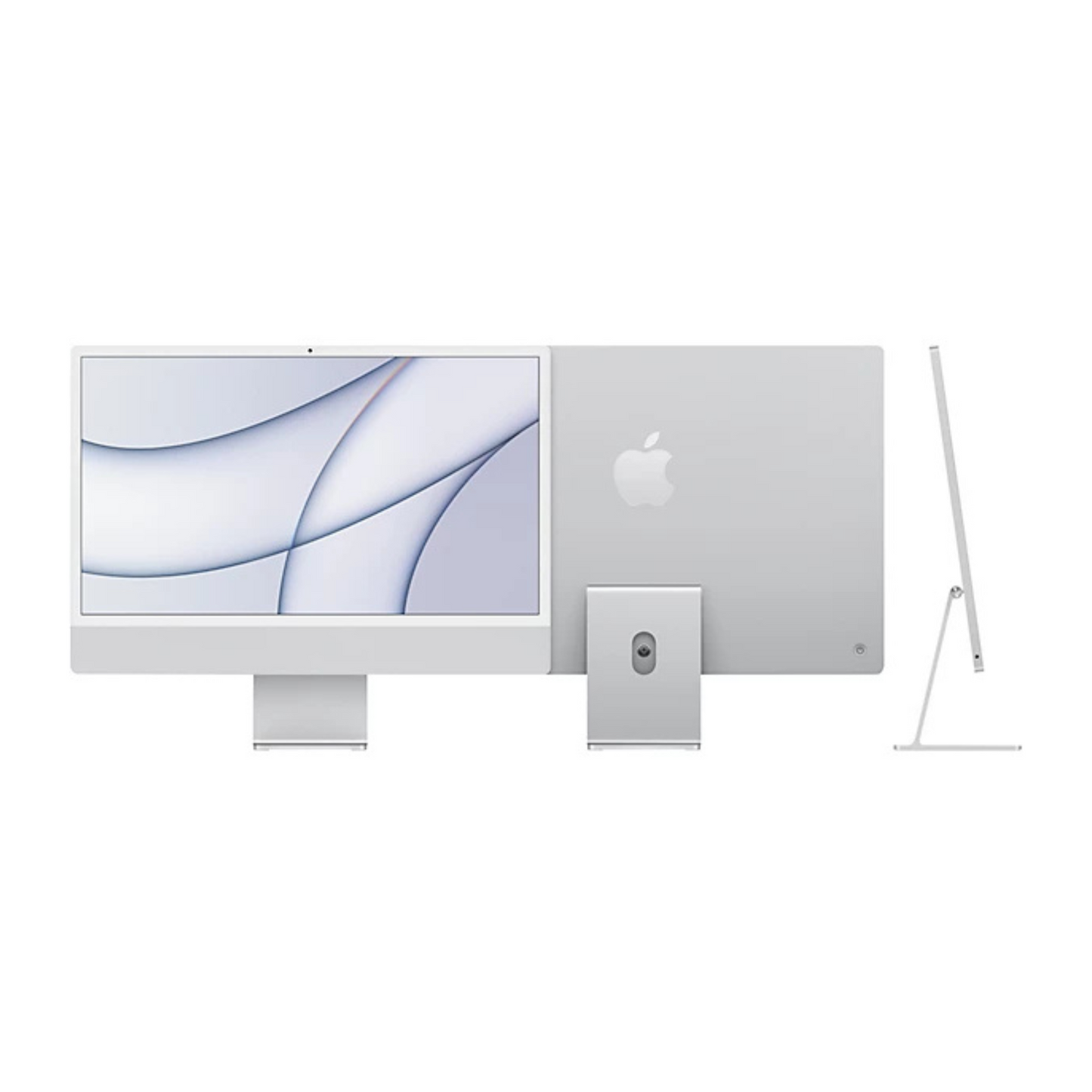 Apple iMac (24-inch, Apple M1 chip with 8‑core CPU and 8‑core GPU, 16GB RAM, 512GB) - Silver