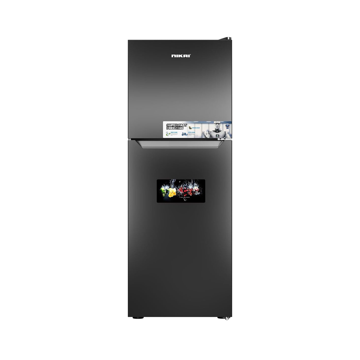 Nikai 510L Double Door Refrigerator, NRF510FSS