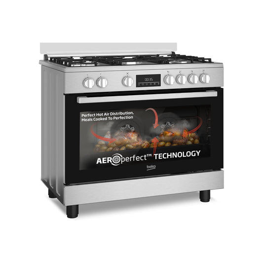 Beko 90X60 Cm 5 Burner Cooking Range, BGTW 11227 EXA