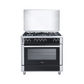 Super General 90X60Cm Freestanding Gas-Cooker, SGC916FSBGOF