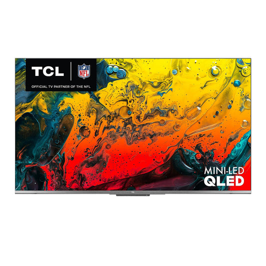 TCL 65 inch Smart QLED Mini LED TV - 4K - 144Hz, 65R646