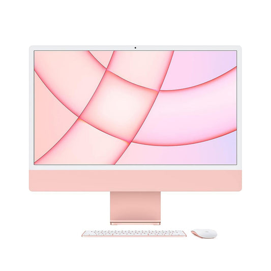 Apple iMac (24-inch, Apple M1 chip with 8‑core CPU and 8‑core GPU, 8GB RAM, 256GB) - Pink