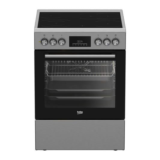 Beko 60X60 Place Free Standing Ceramic Electric Cooker - FBM67320XDS