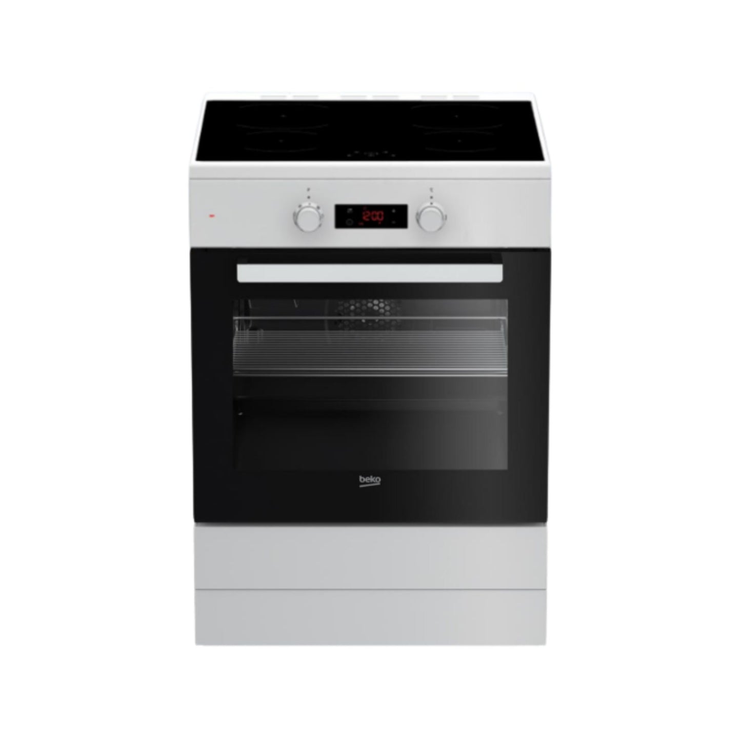 Beko 60X60 Cm 4 Burner Electric Cooking Range, CUI64B