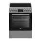 Beko 60X60 Place Free Standing Ceramic Electric Cooker - FBM67320XDS