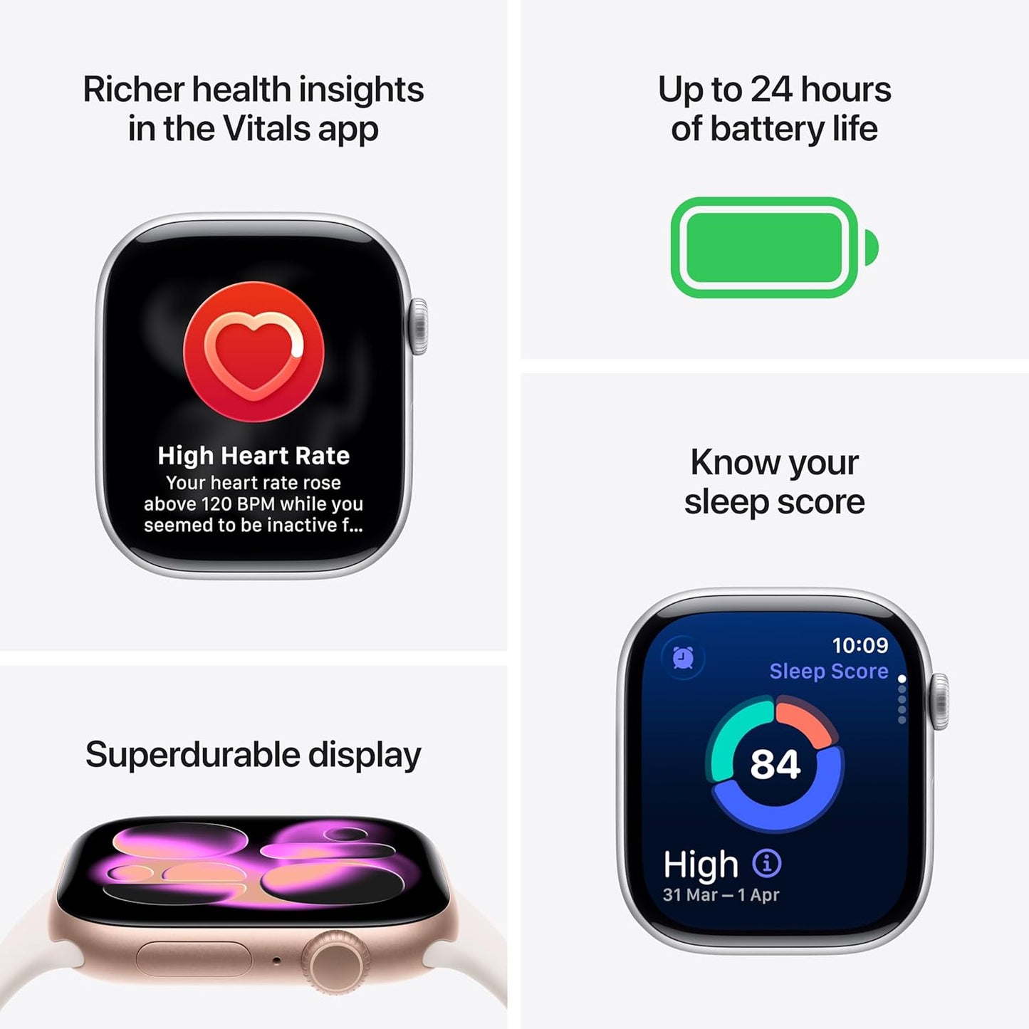 Apple Watch Series 11 - 46mm - GPS - Jet Black, A3333