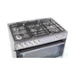 Euromaid 90X60 Cm 5 Burner Cooking Range, GG90S