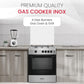Nobel 60X60Cm 4 Burner Cooking Range, NGC6611
