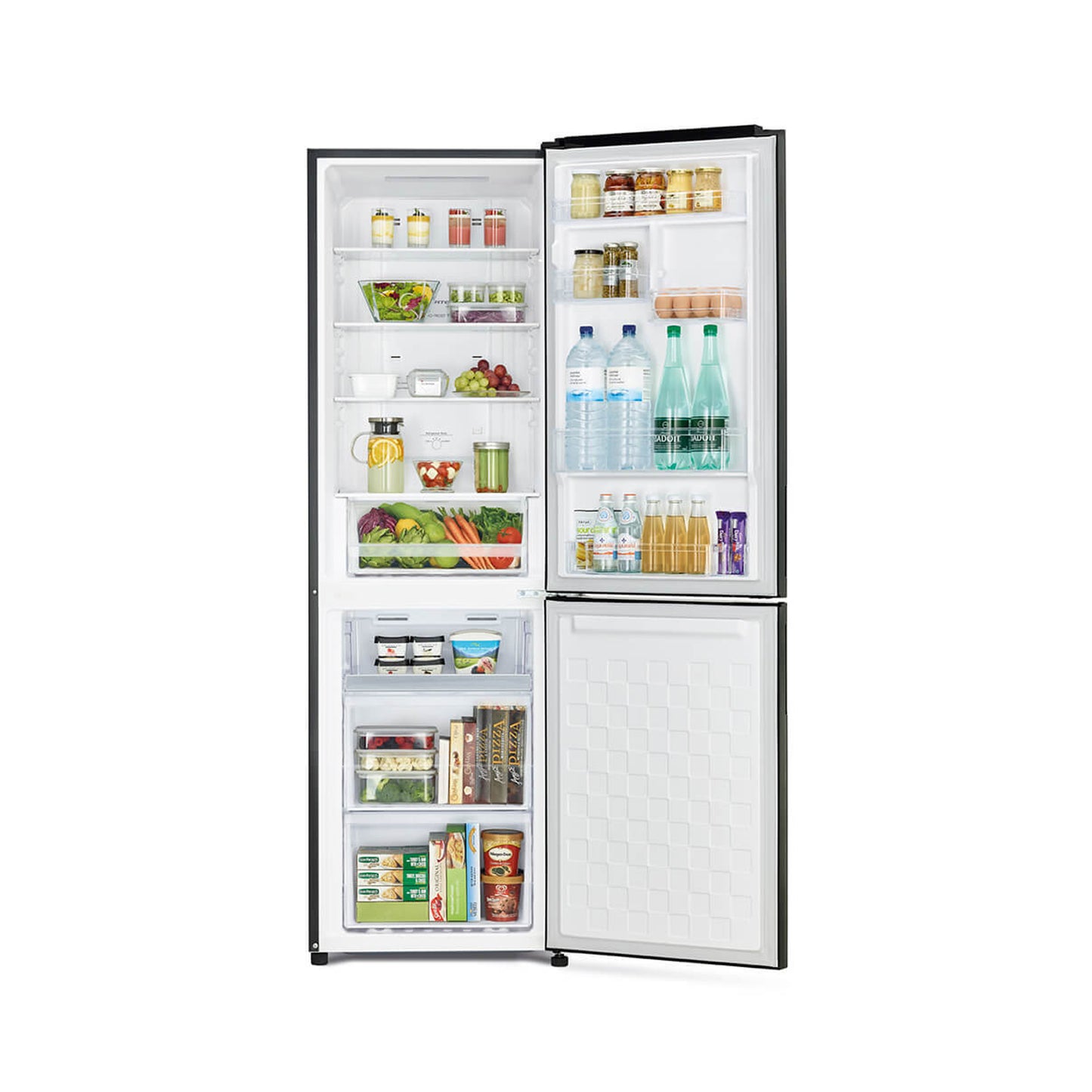 Hitachi 410L Glass Door Bottom Mount Refrigerator, R-BG410PUK6