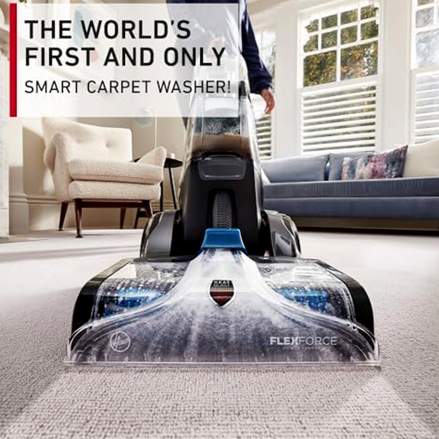 Hoover Automatic Carpet Washer - Platinum Smart Wash, CDCW-SWME