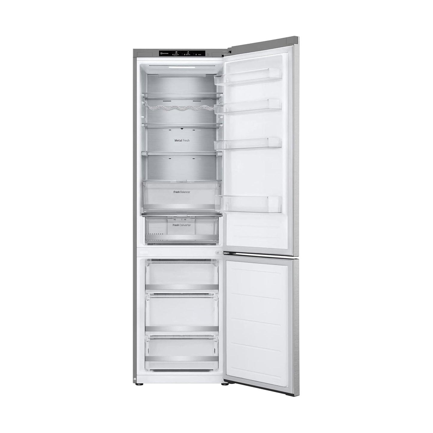 LG 387L No Frost Class A Fridge Freezer with FlatDoor Design, GBV7280AMB
