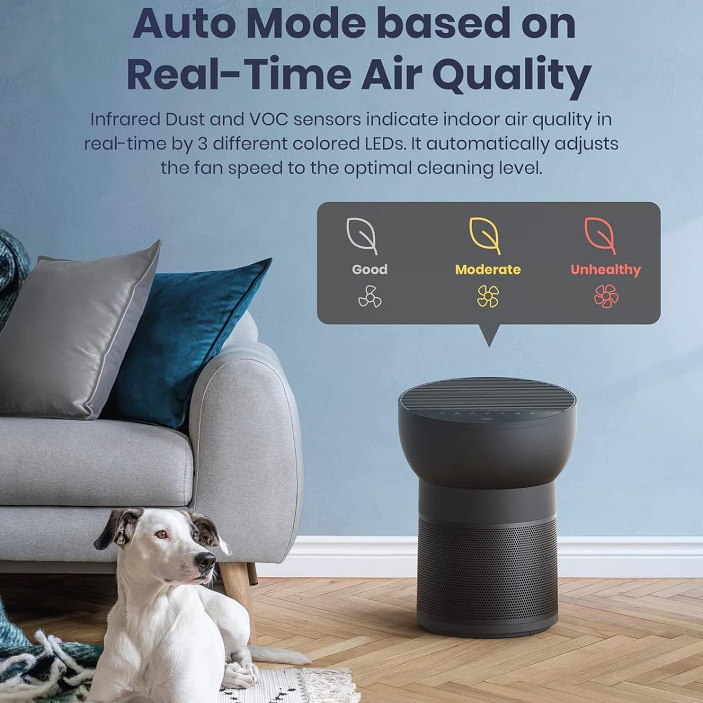 TCL Breeva A2 Smart Air Purifier with 4-Stage Clean, A2