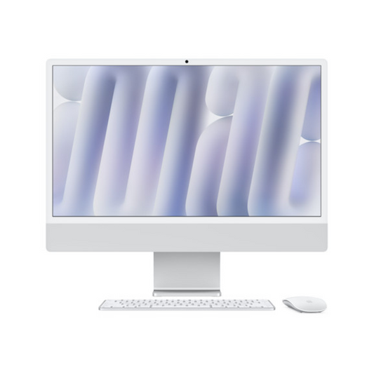 Apple iMac (24-inch, Apple M1 chip with 8‑core CPU and 8‑core GPU, 8GB RAM, 256GB) - Silver