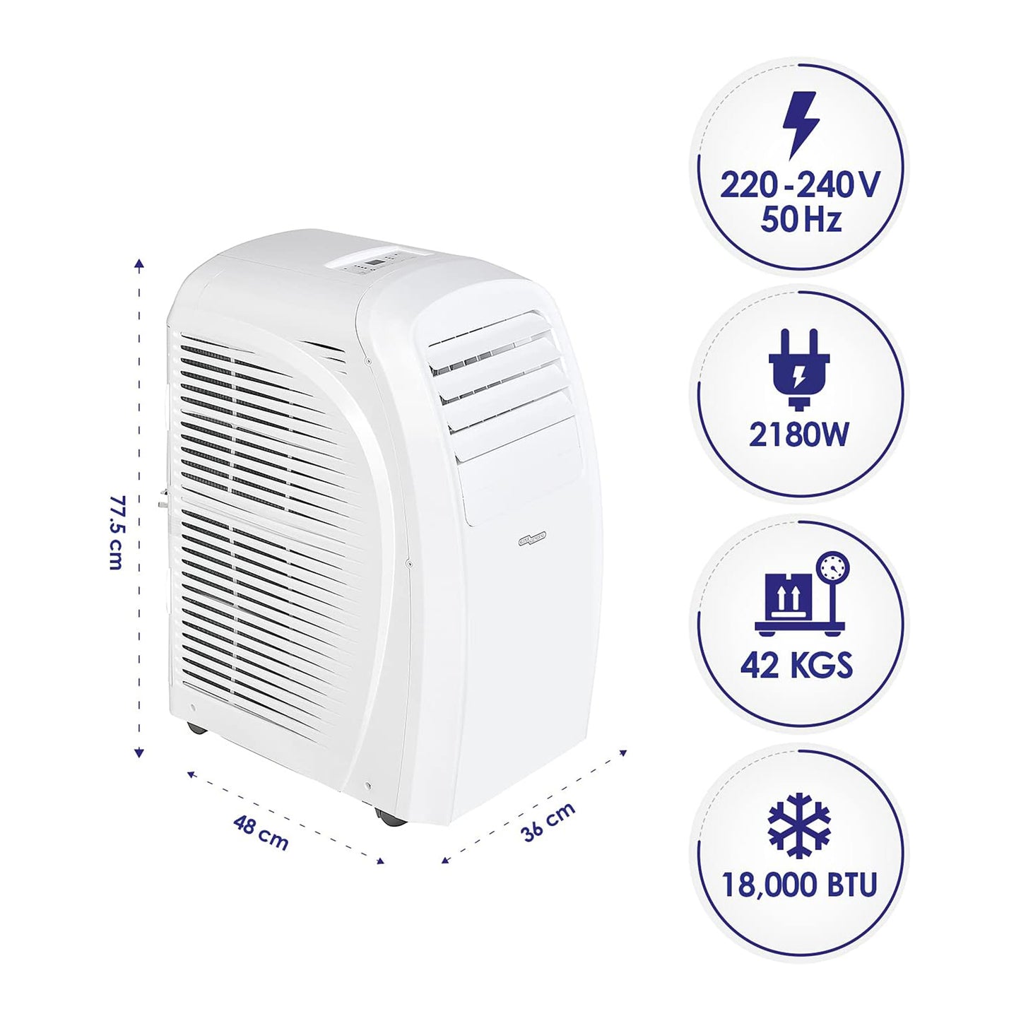 Super General 1.5 Ton Portable Air Conditioner, SGP184T3