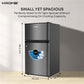 KROME 138L Double Door Refrigerator, KR-RF138DDSG