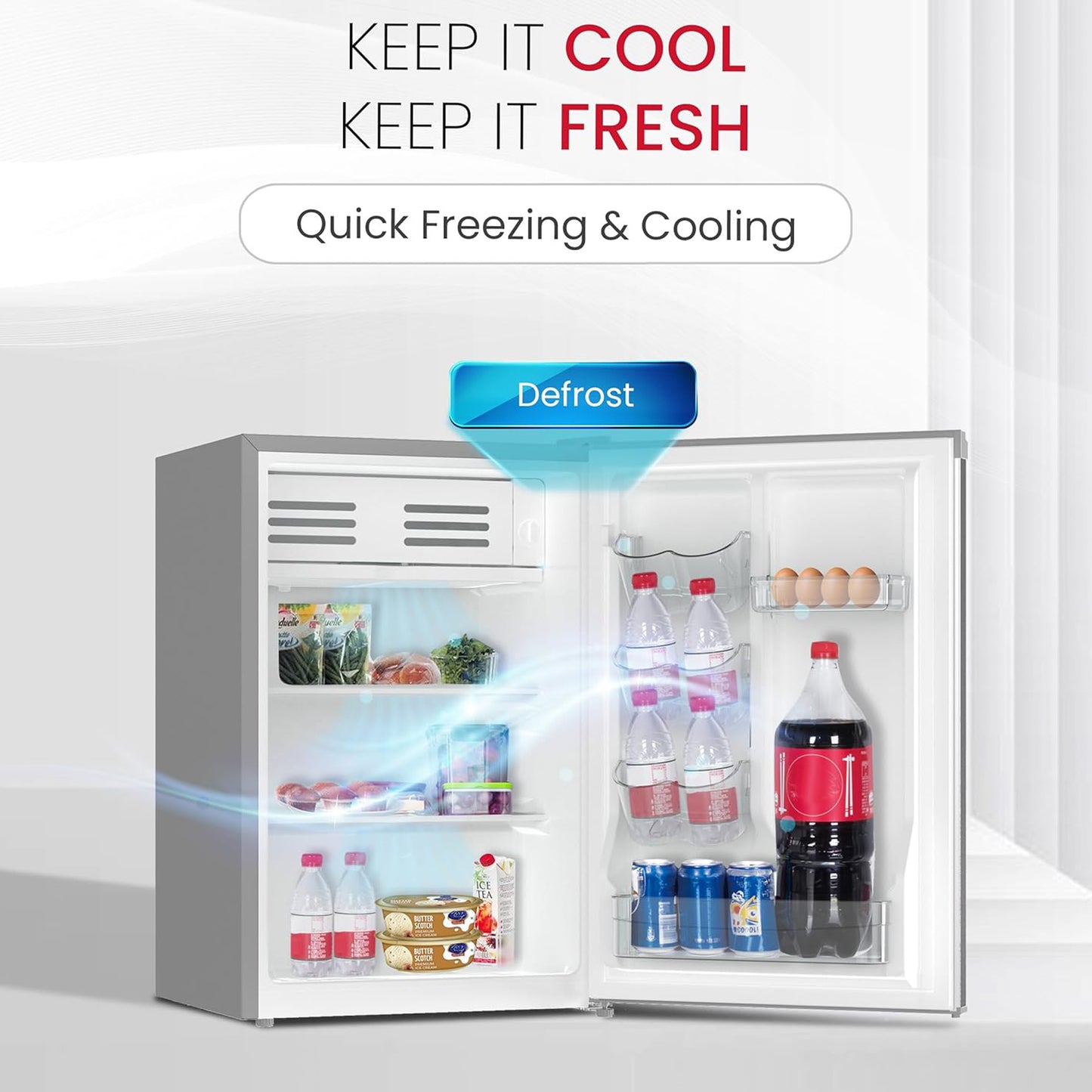 Nobel 110L Single Door Refrigerator, NR110S