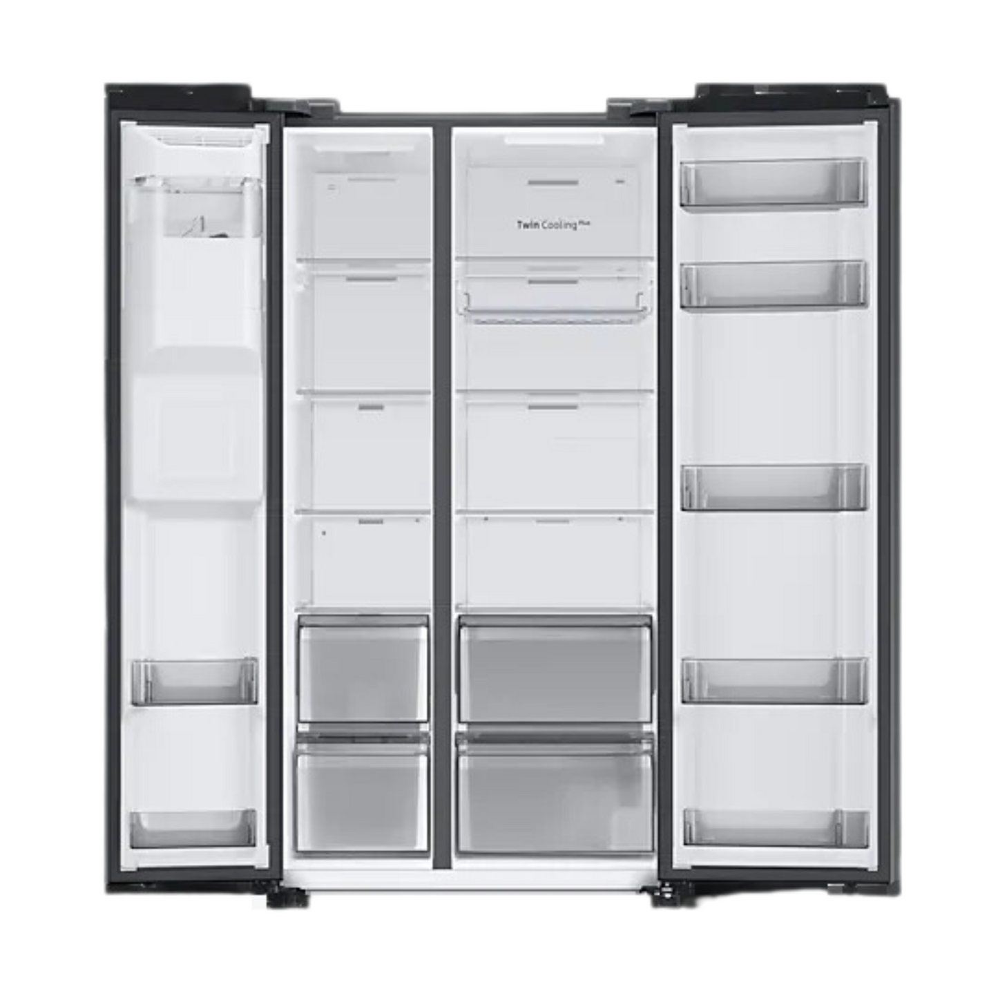 Samsung 634L Metal Cooling Side by Side Refrigerator, RS68A8842S9