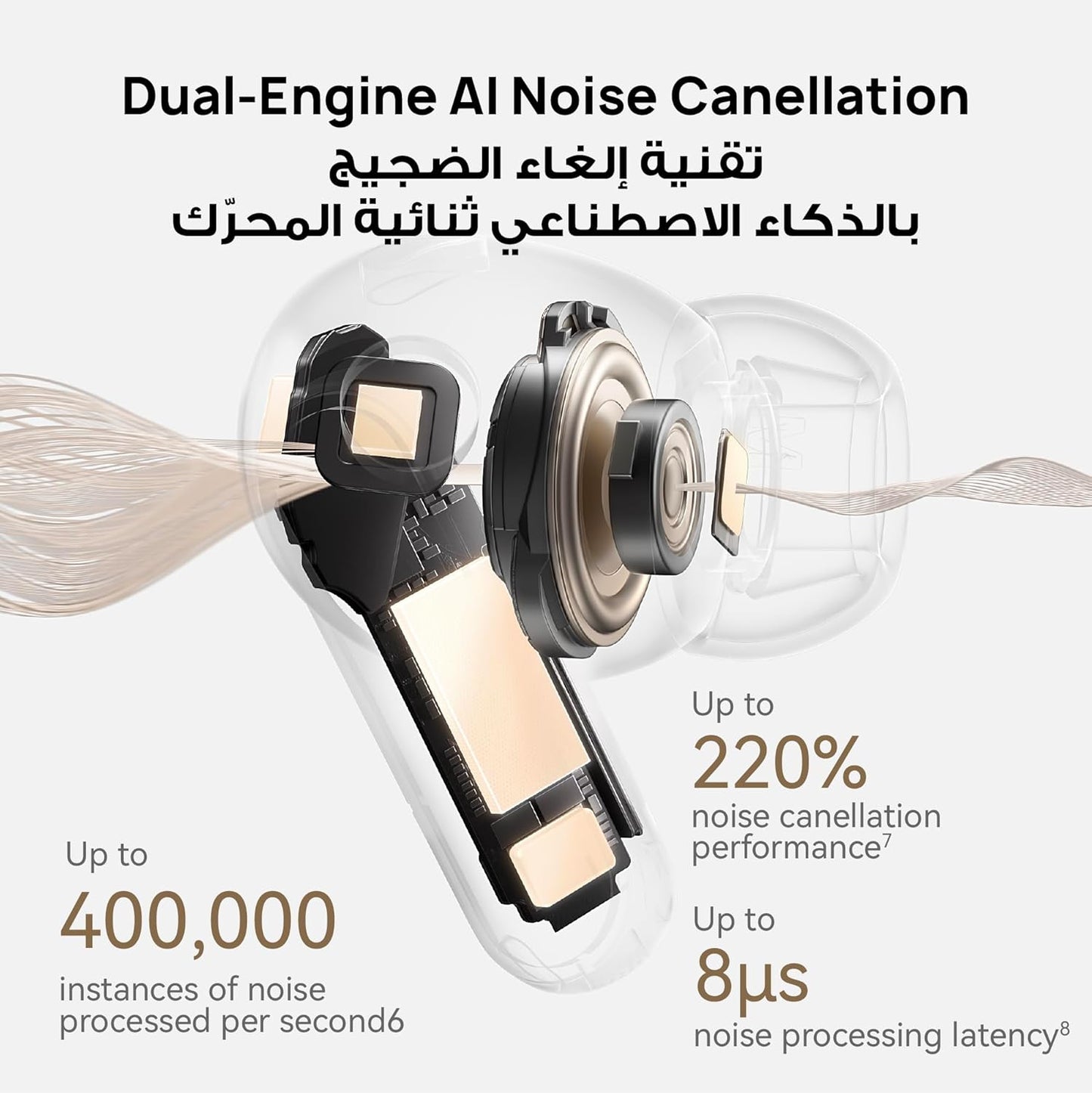 Huawei Freebuds Pro 5 Dual Driver Ultra-Immersive Sound, T0023