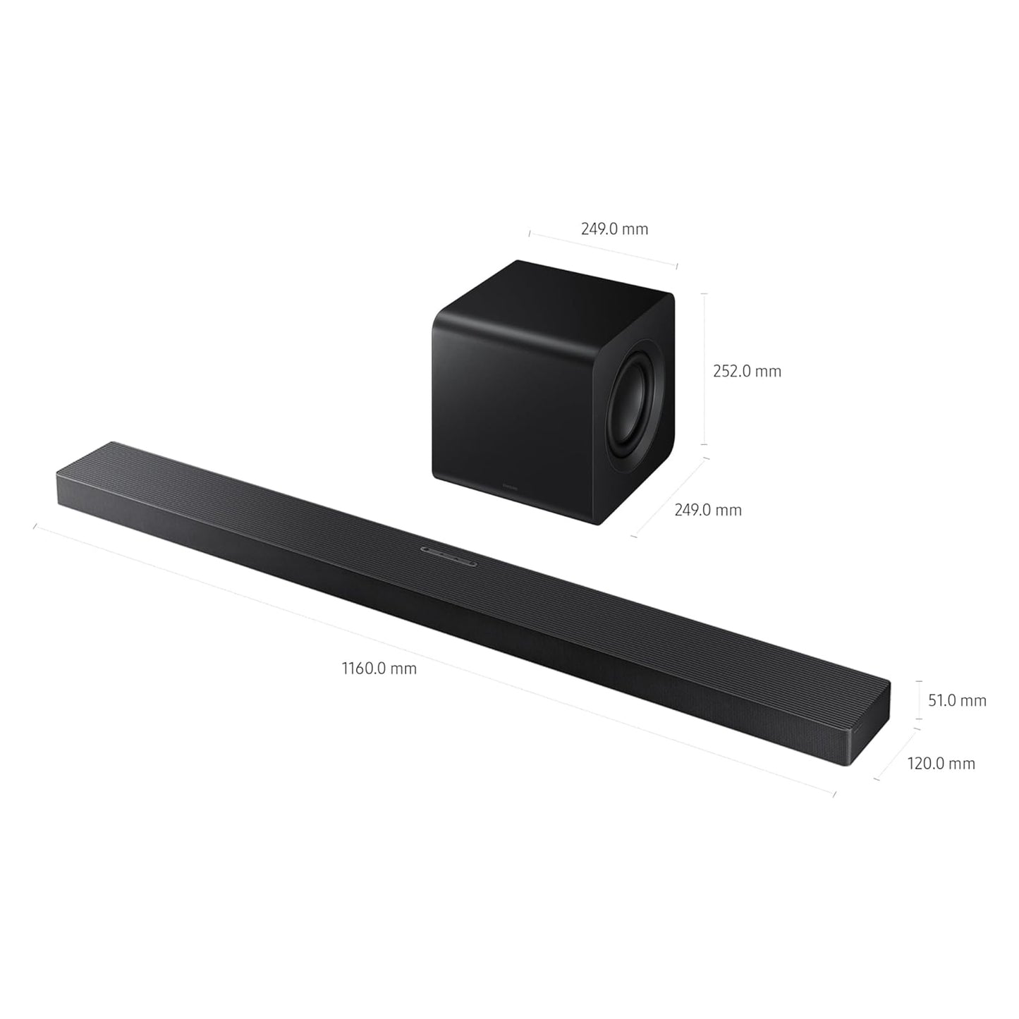 Samsung 3.1.2 Channel Q Series SoundBar, QS700F