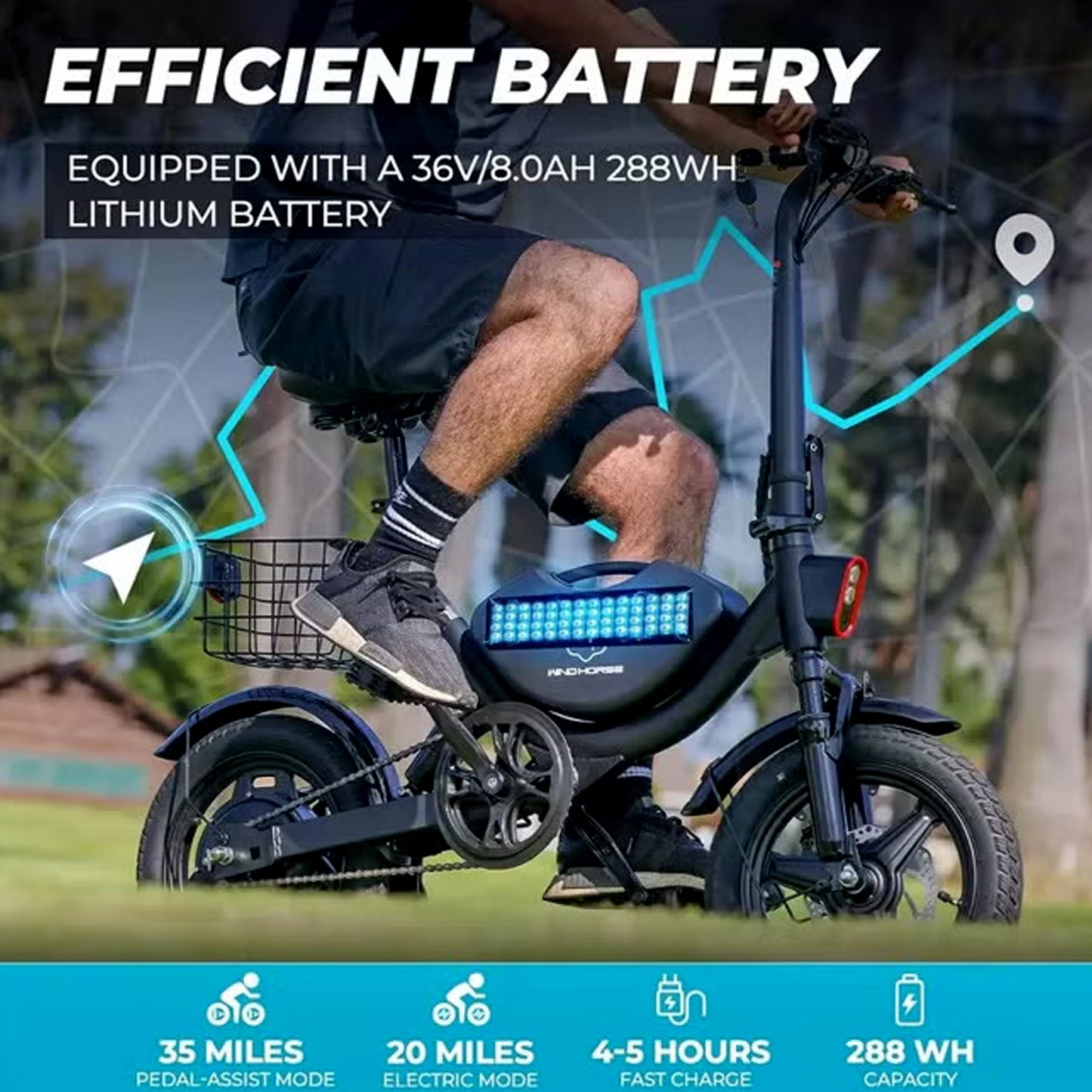 Wind Horse W3 Electric Bike, W3