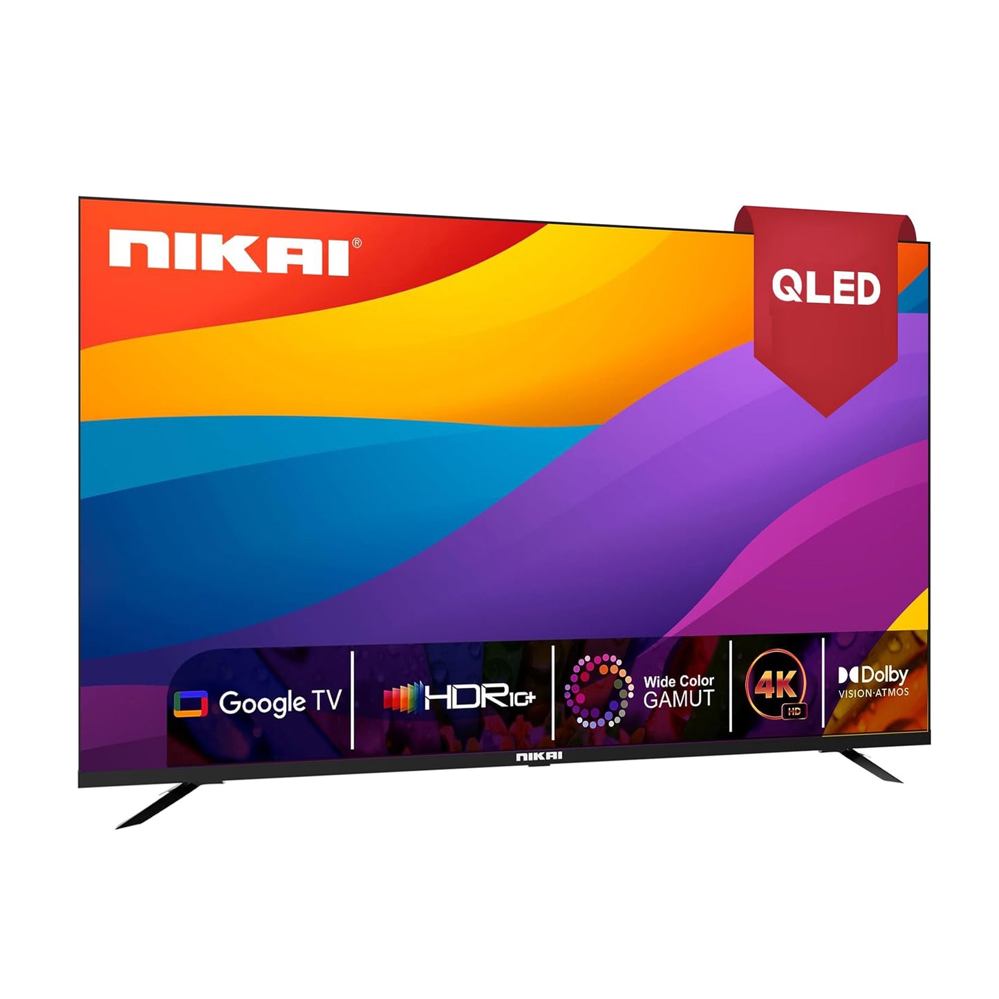 Nikai 55 inch Android Smart QLED TV - 4K, NPROG55QLED
