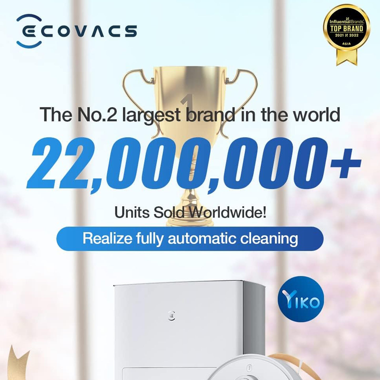 ECOVACS T10 OMNI Robot Vacuum Cleaner, T10 OMNI