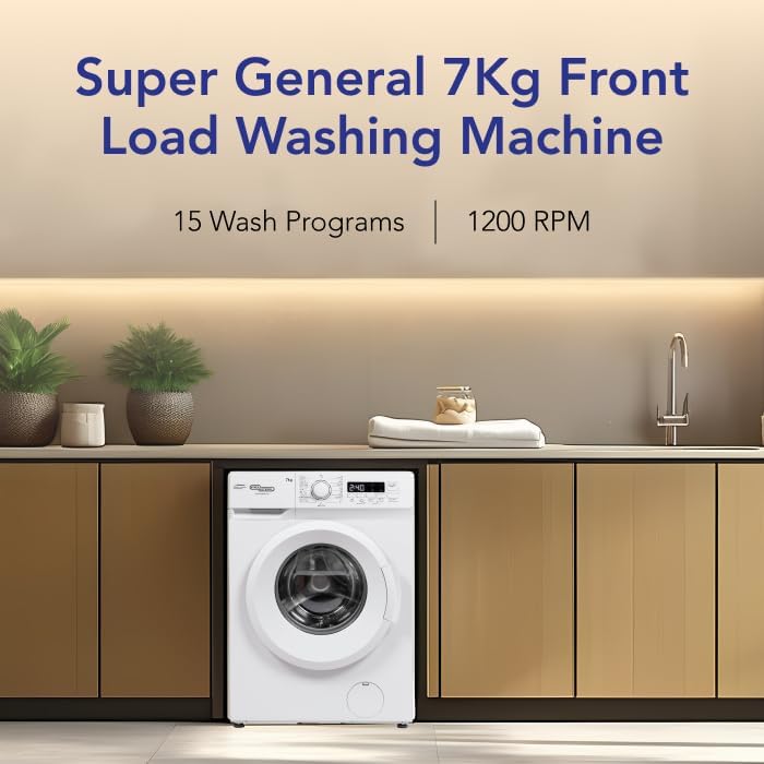 Super General 7KG Fully Automatic Washing Machine, SGW7250NLED