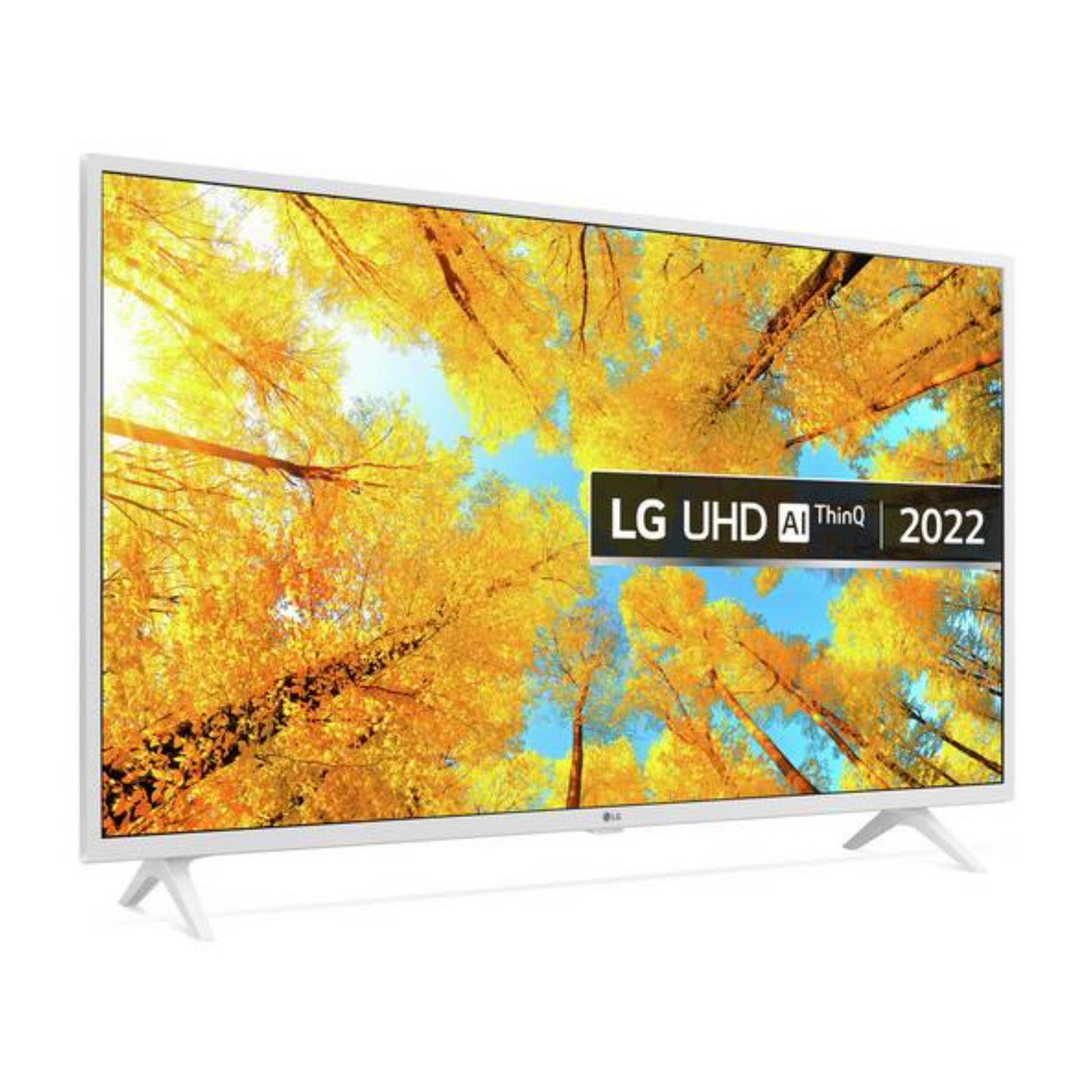 LG 43 inch Smart TV - 4K - White Edition, 43UQ76