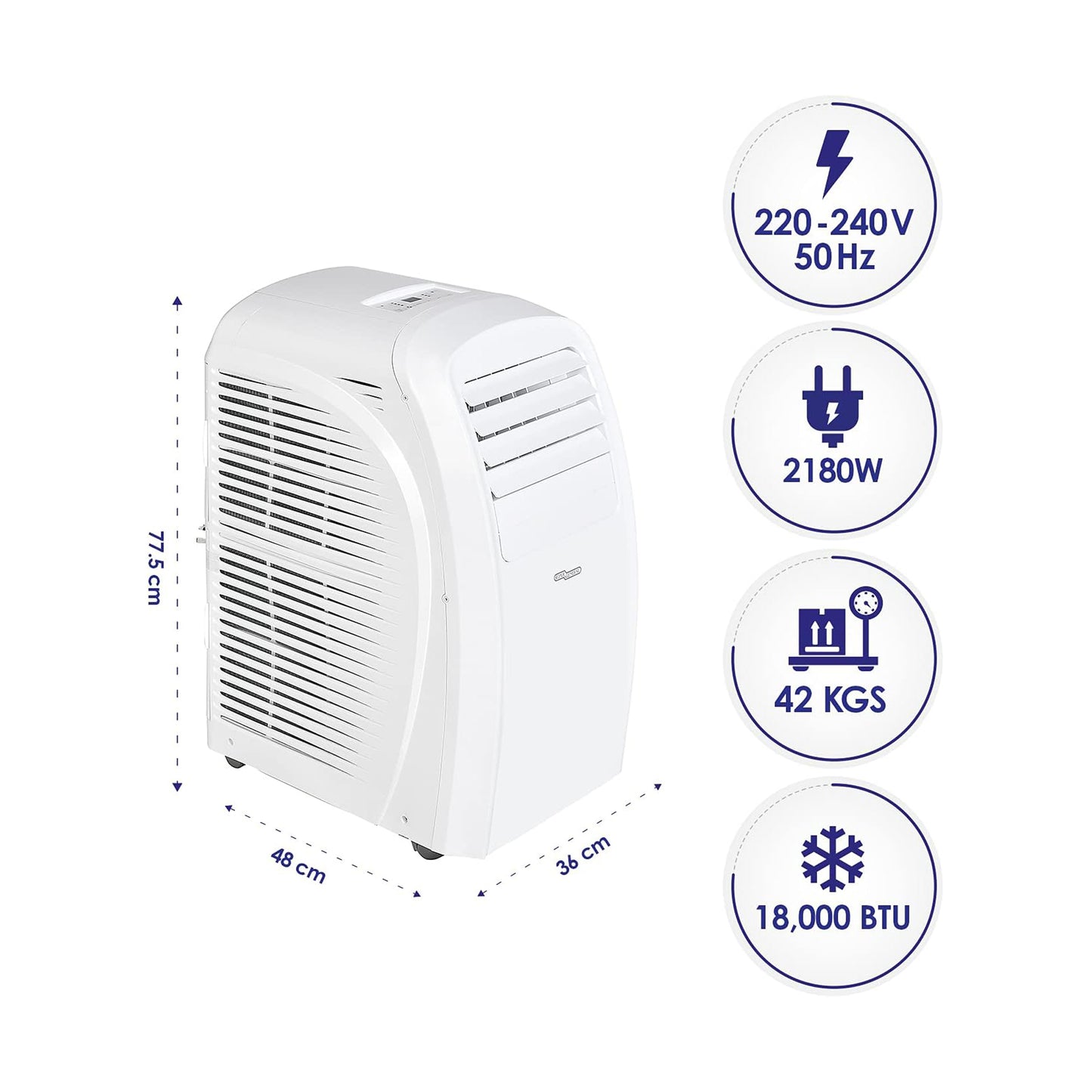 Super General 1.5 Ton T3 Portable Air Conditioner, SGP184T3