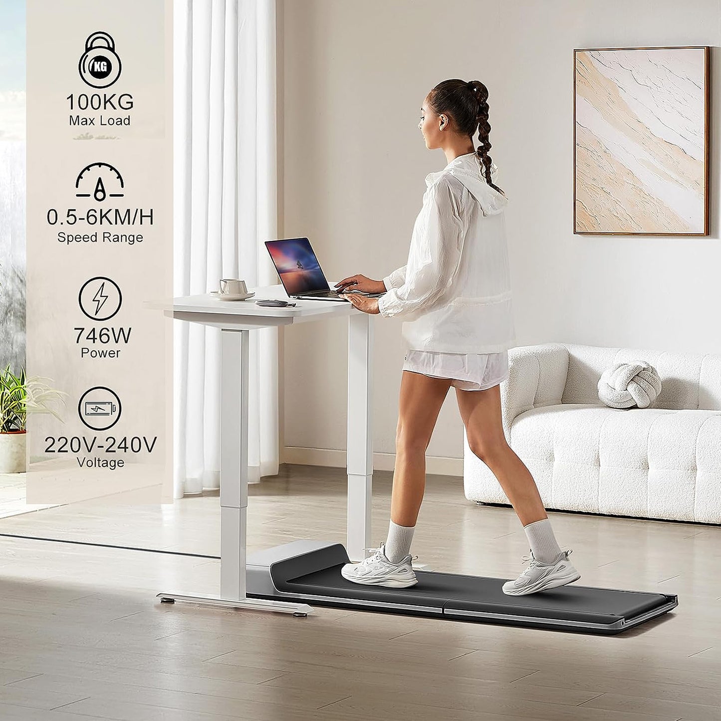 KingSmith WalkingPad P1 Folding Treadmill, WPP1F