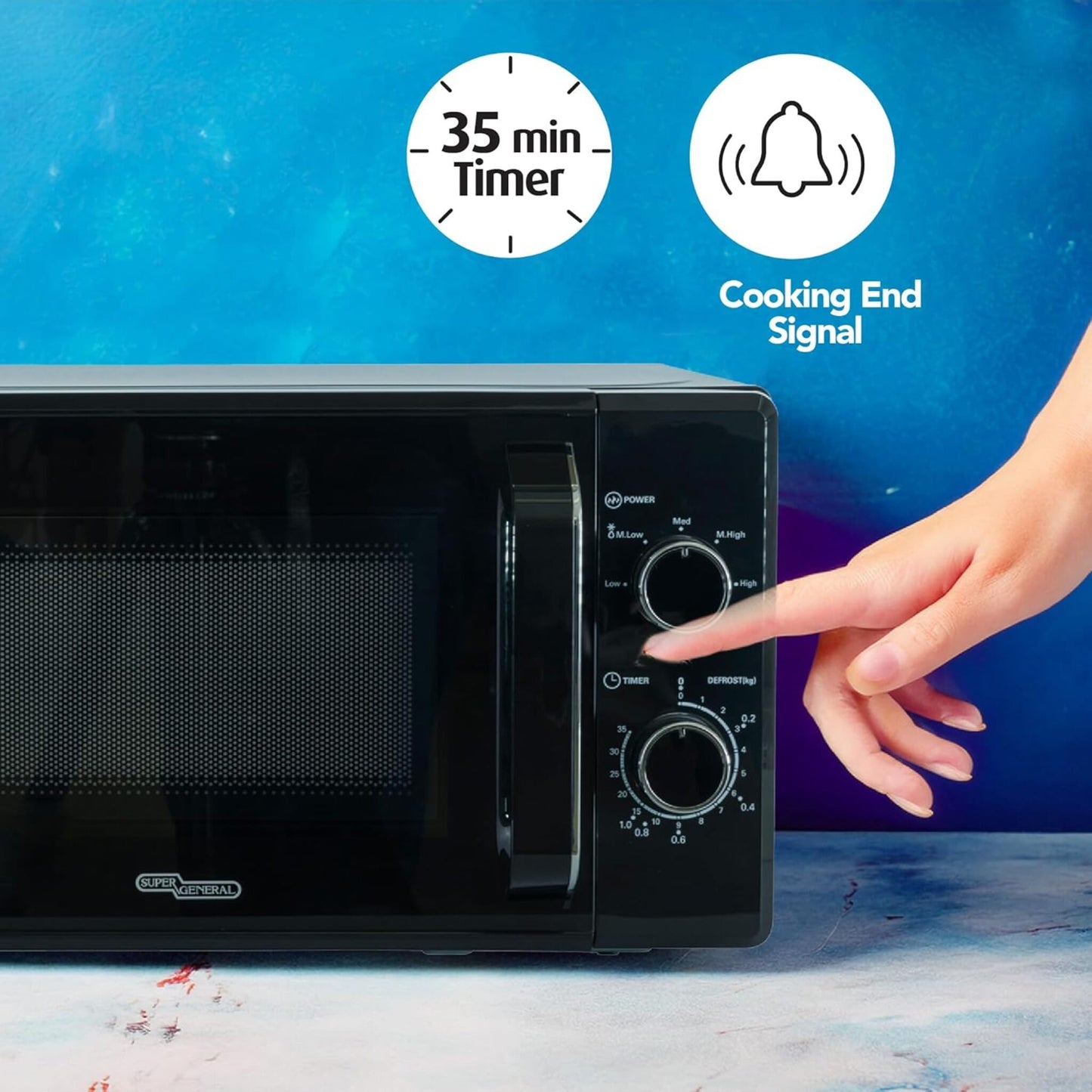 Super General 20L Microwave Oven, SGMM921NHB