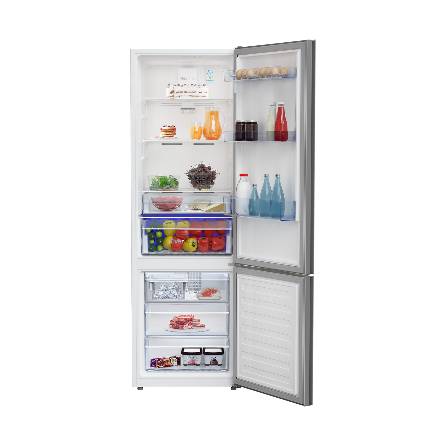 Beko 375L Double Door Refrigerator, RCNT375E50VZGW