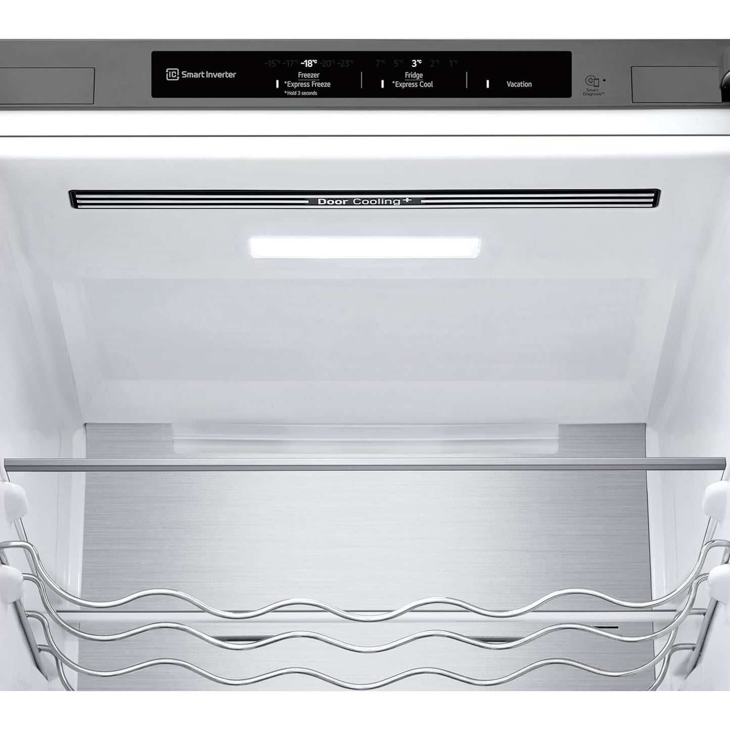 LG 387L No Frost Class A Fridge Freezer with FlatDoor Design, GBV7280AMB