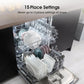 Hisense 15 Place Free Standing Dishwasher, HS623E90G
