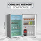 Nikai 125L Single Door Mini Refrigerator, NRF125SS1