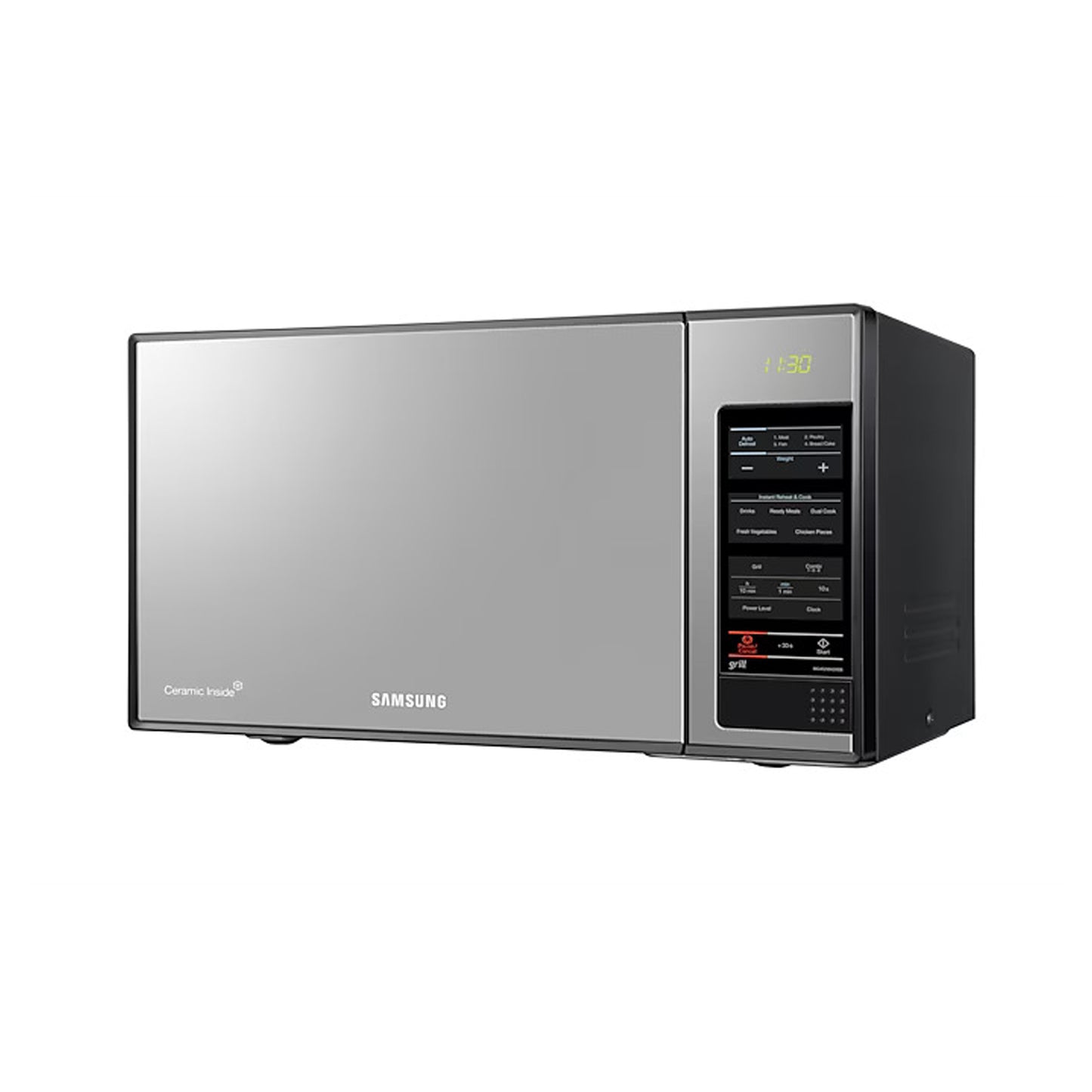 Samsung 40L Microwave with Glass Mirror, MG402MADXBB