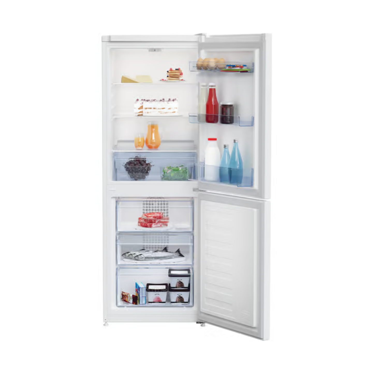 Beko 240L Double Door Refrigerator, CFG3552W