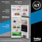 Beko 250L Top Mount Refrigerator, RDNT300XS