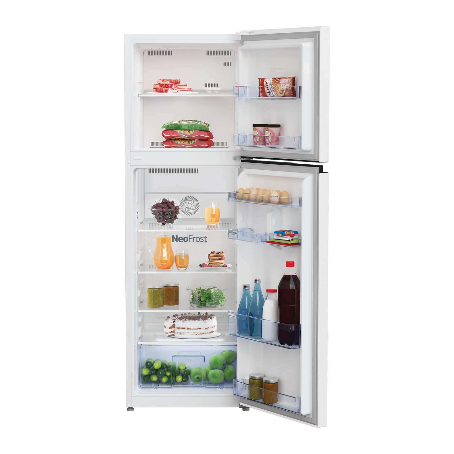Beko 271L Double Door Refrigerator, RDNT271I30WN