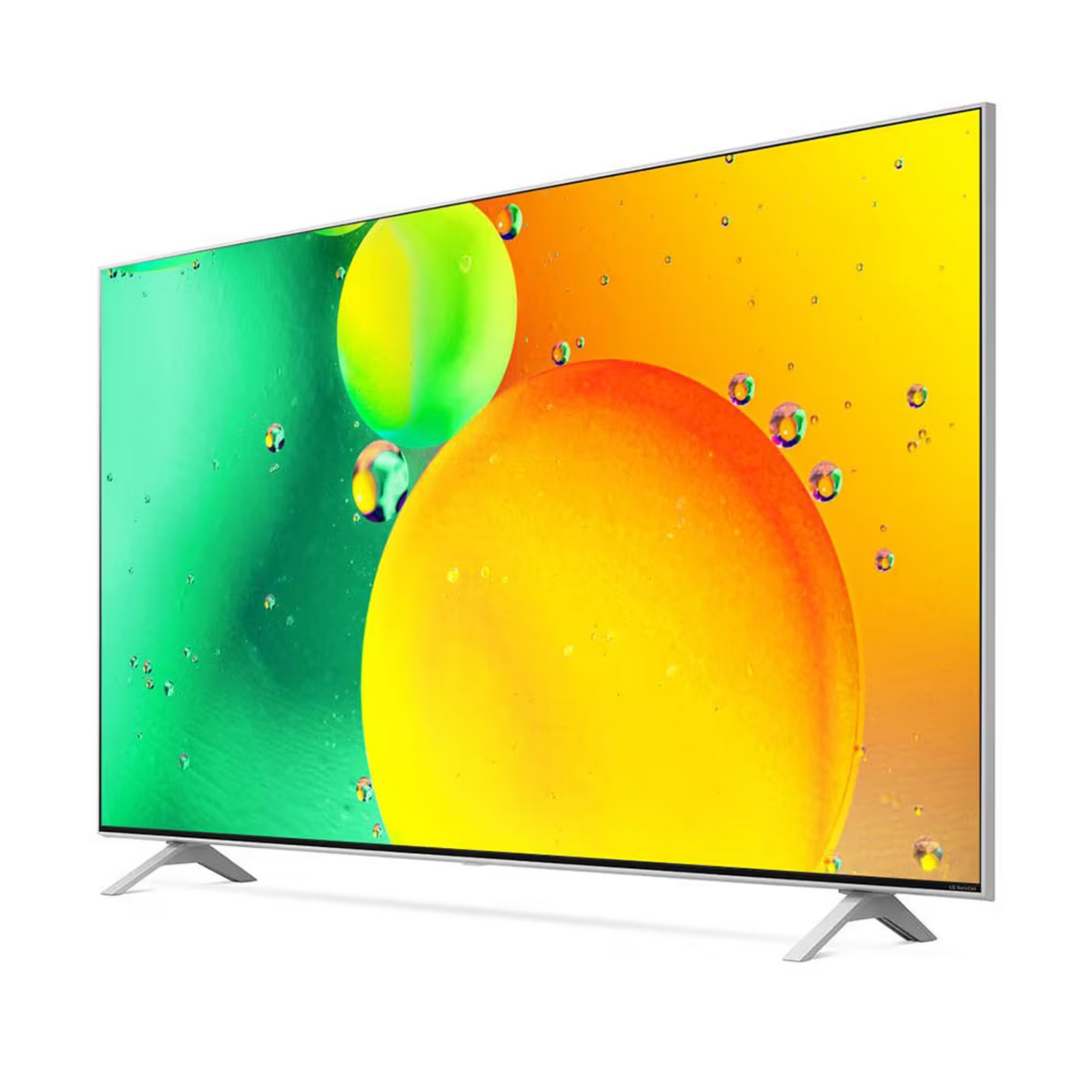 LG 55 inch NanoCell Smart TV- 4K, White Special Edition, 55NANO77