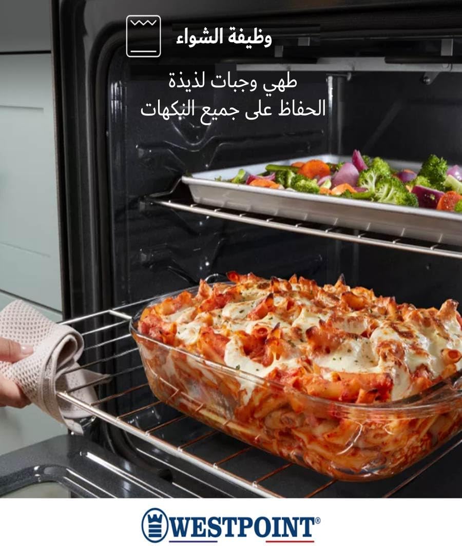 Westpoint 90X60 Cm 5 Burner Gas Cooker, WCLR-9650G0CIID