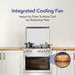 Super General 90X60 Cm 5 Burner Cooking Range with Turbo Fan, SGC9607FSHGF