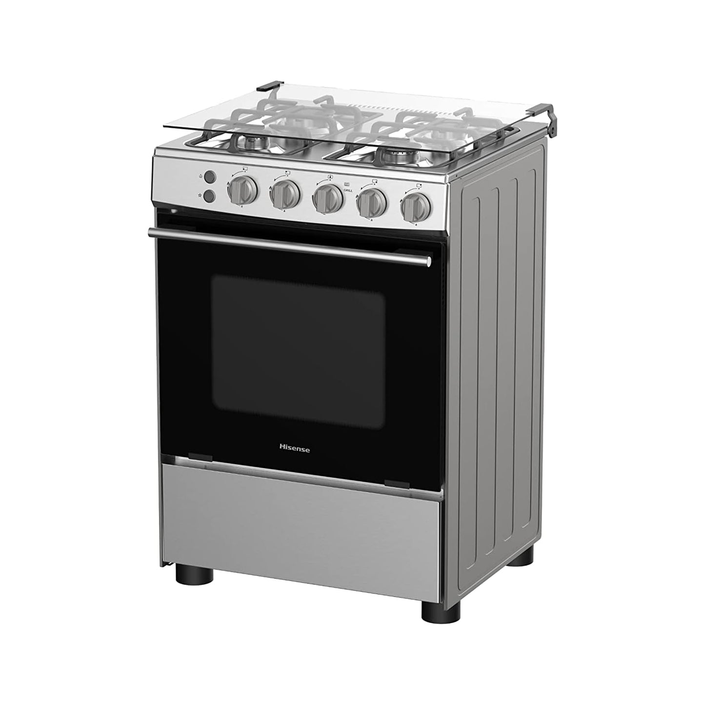 Hisense 60X60 Cm 4 Burner Cooking Range, HFG60121X