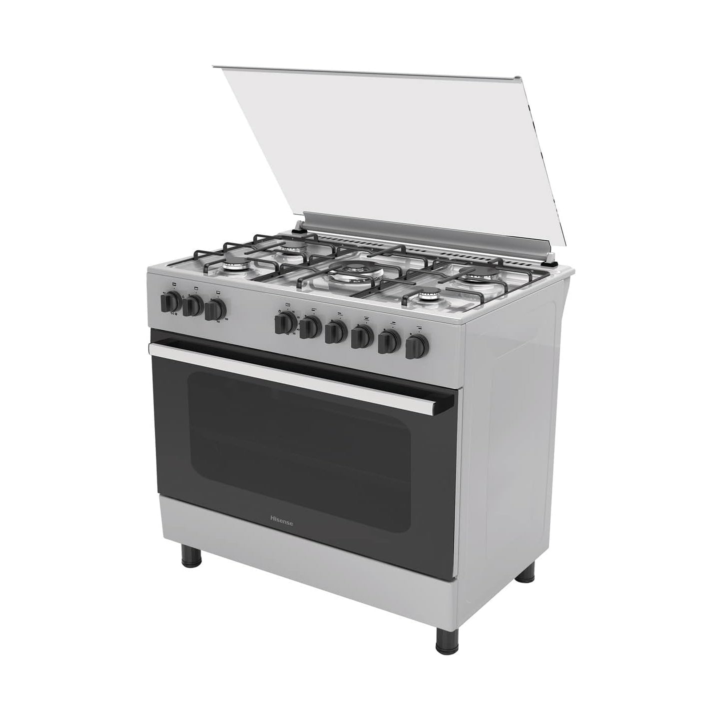 Hisense 90X60 Cm 5 Burner Cooking Range, HGI9B20S