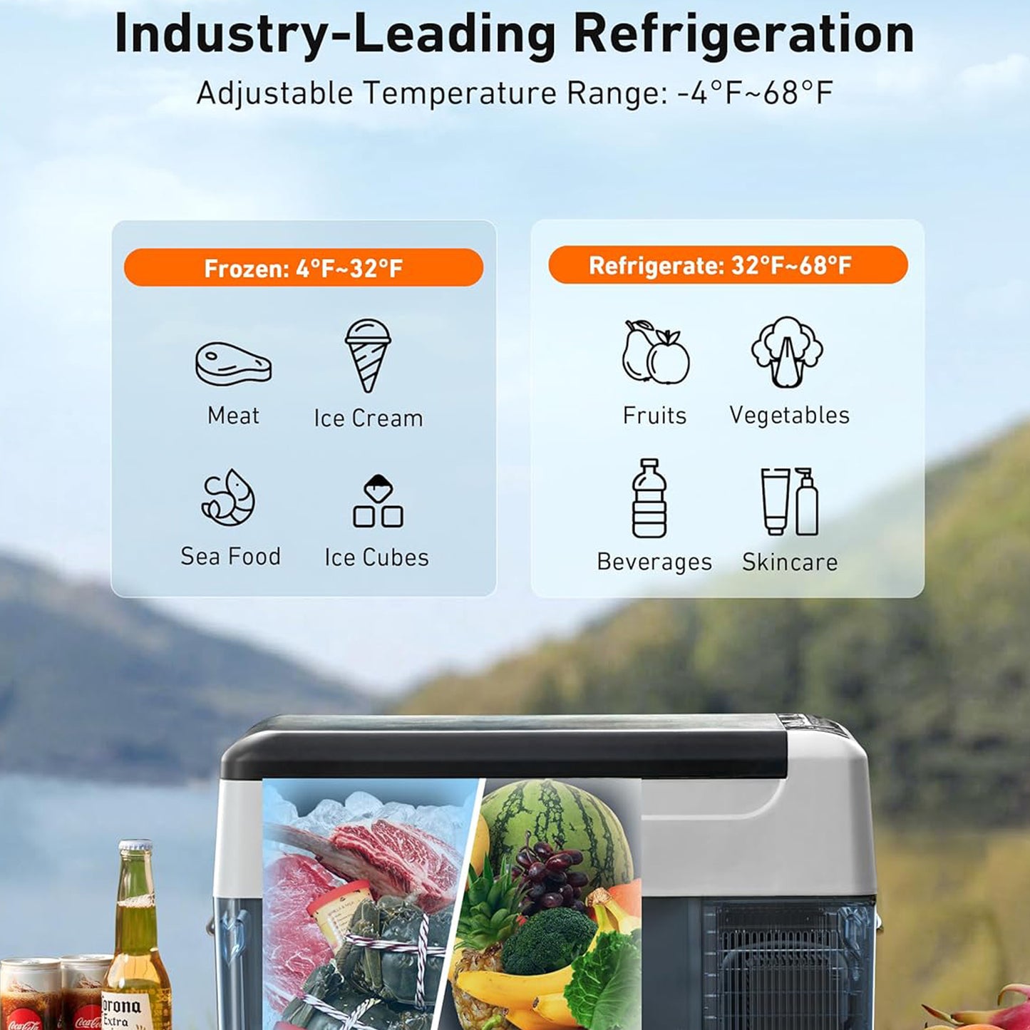 AstroAI 12 Volt Car Portable Refrigerator, G22