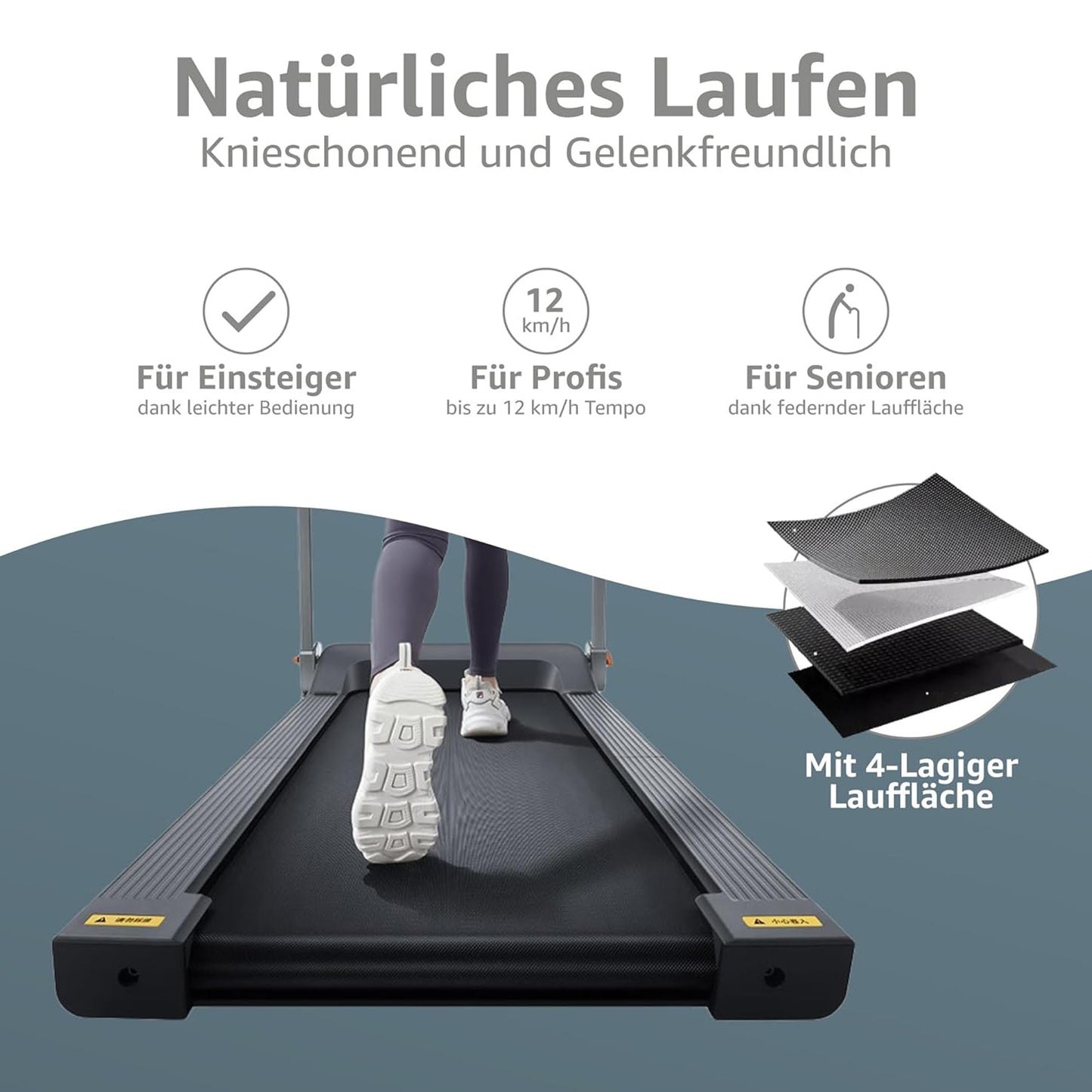 WalkingPad G1 Double Folding Treadmill for Home, TRG1F