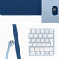 Apple 2023 iMac (24-inch, Apple M3 chip with 8‑core CPU and 8‑core GPU, 8GB Unified Memory, 512GB) - Blue