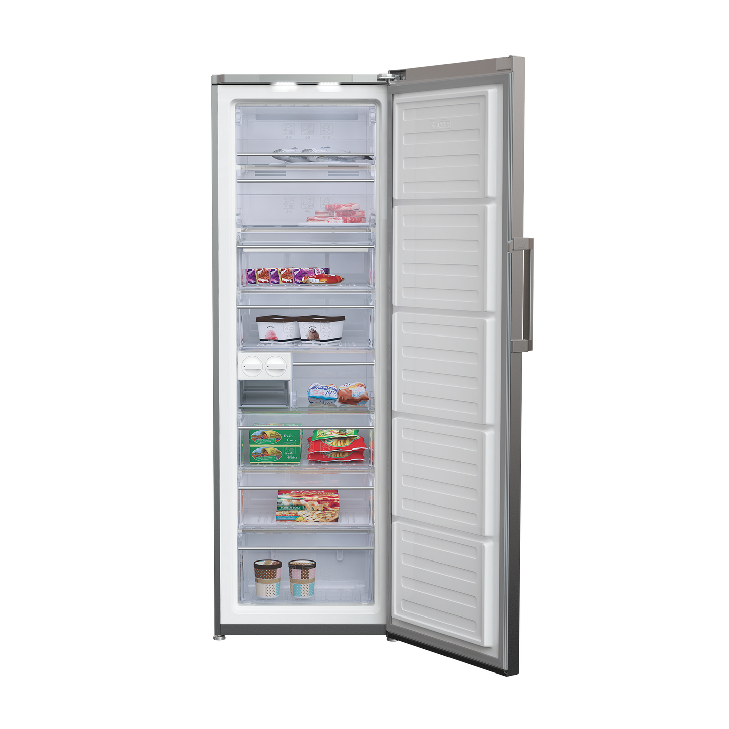 Beko 312L Upright Freezer, RDNE312E23X