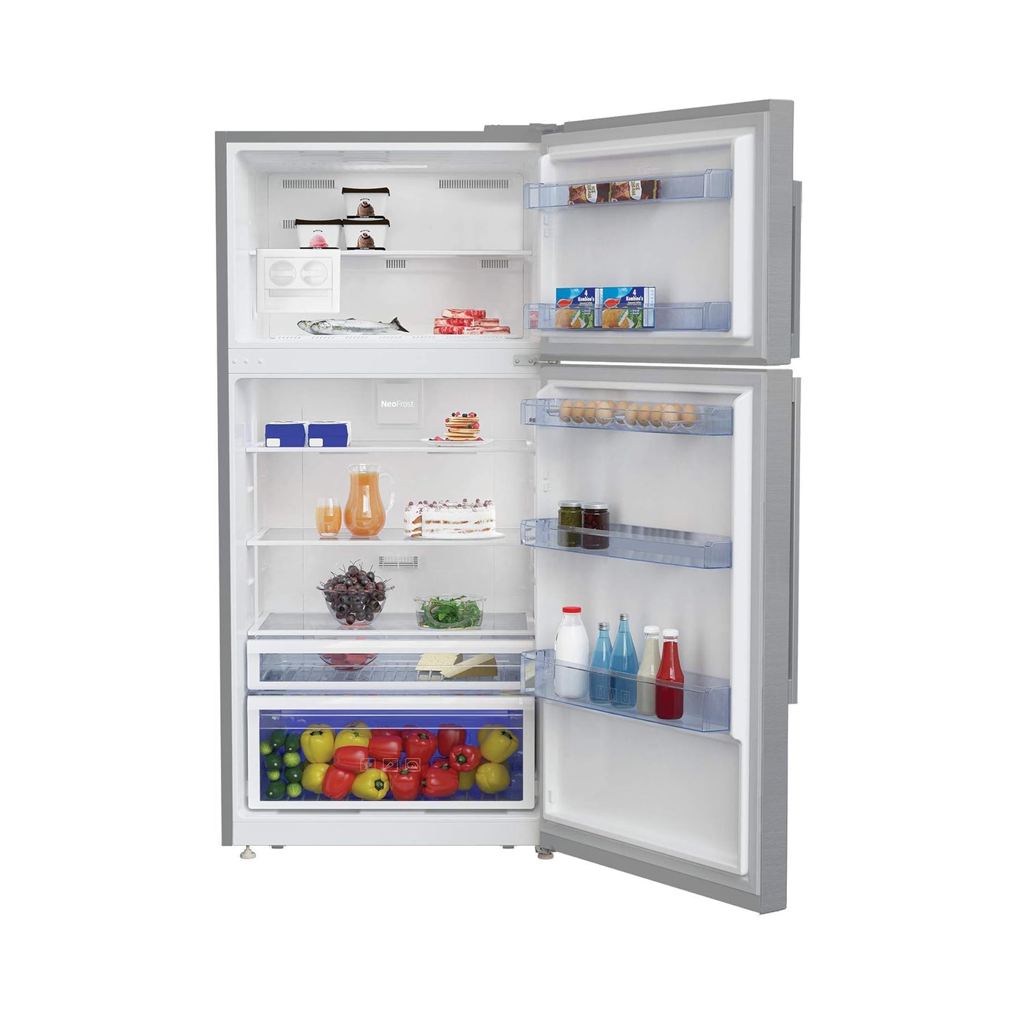 Beko 611L Top Mount Refrigerator, RDNE710E2ZP